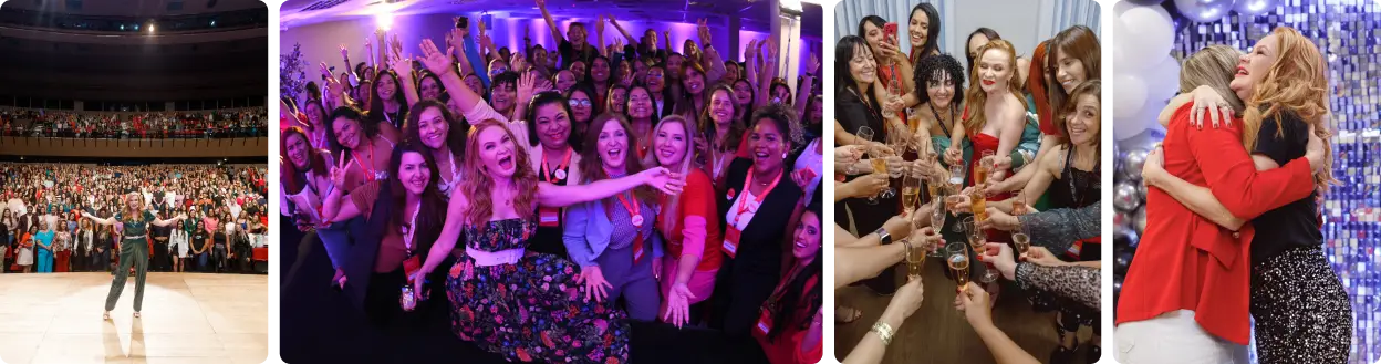 Mulheres praticando juntas